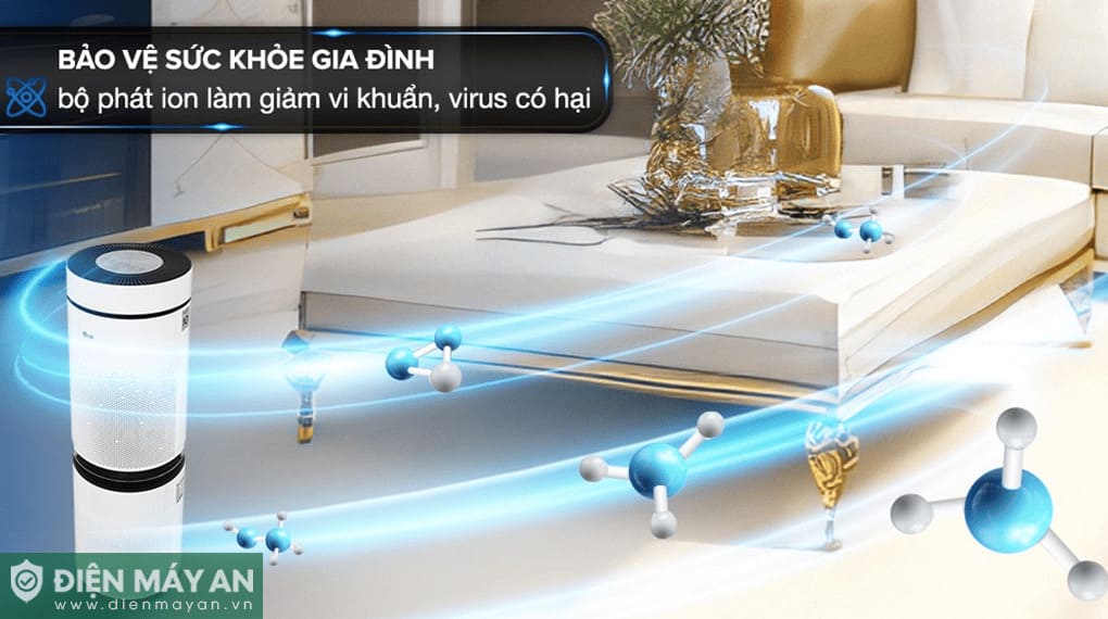 Máy Lọc Không Khí 2 Tầng LG PuriCare AS10GDWH0.ABAE 70W